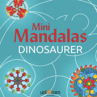 Mandalas mini malebog - Dinosaurer - Unicorn