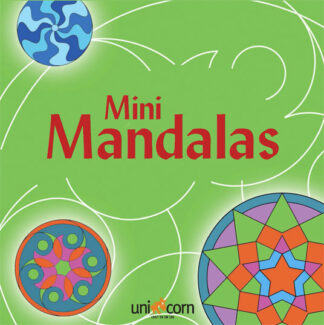 Mandalas mini malebog - Grøn - Unicorn