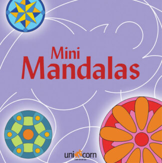 Mandalas mini malebog - Lilla - Unicorn