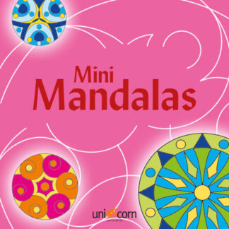 Mandalas mini malebog - Pink - Unicorn