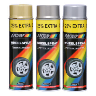 Motip Fælgspray - 500 ml. Guld - Wheelpaint Gold 04008 - Motip