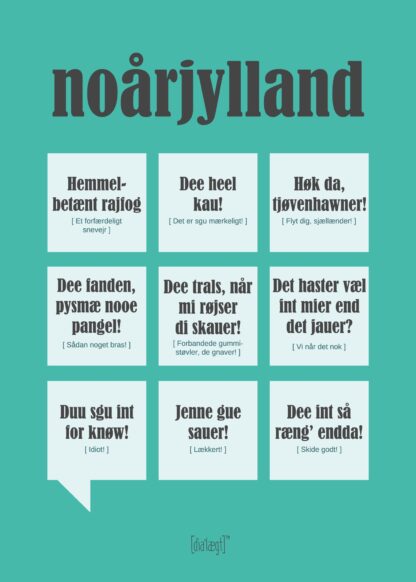 Noårjylland-50 x 70 - Dialægt