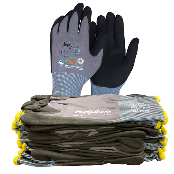 håndjern mærkelig lyserød Ninja Maxim handske (12 par) - komfortab... Str. 8 / medium | Worklite  flexi | DiscountMaling.dk