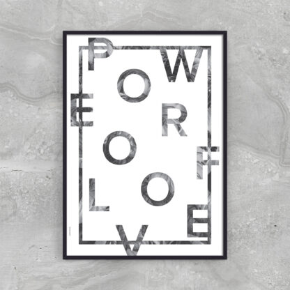 POWER OF LOVE - WHITE - I LOVE MY TYPE