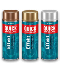 Quick Bengalack Effektspray - Guld, Sølv, Kobber - Skovgaard & Frydensberg