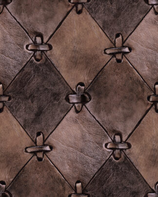 Leather Rhombs, Vintage - Rebel Walls