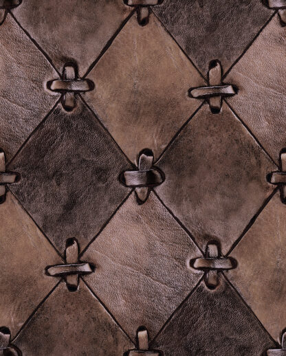 Leather Rhombs, Vintage - Rebel Walls