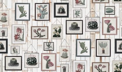 Cactus Wall Art, Faded - Rebel Walls