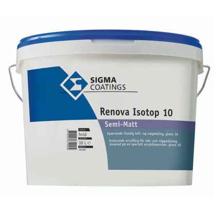 Sigma Isotop Glans 10, 10 Liter - Hvid