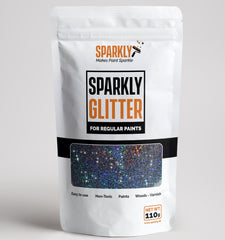 Sort Glitter / Glimmer - Sparkly