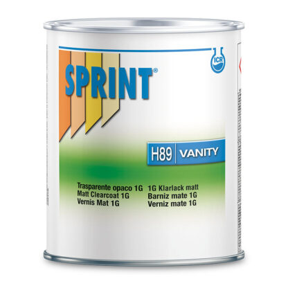 H89 Ultra mat 2k klarlak - 1 ltr. - Sprint