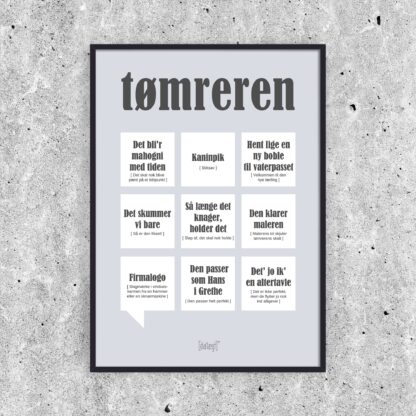 Tømreren - Dialægt