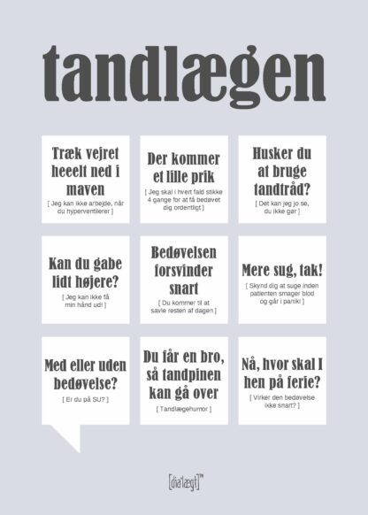 Tandlægen-A3 - Dialægt