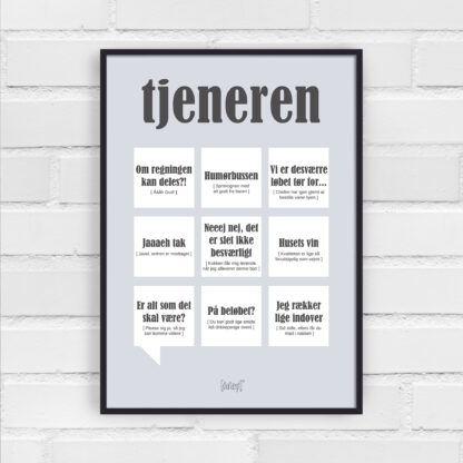 Tjeneren - Dialægt