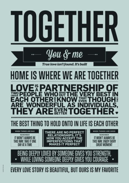 TOGETHER - AQUA-A3 - I LOVE MY TYPE