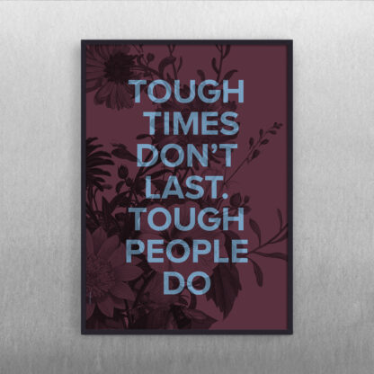 TOUGH PEOPLE - CLARET - I LOVE MY TYPE