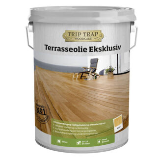 Trip Trap Terrasseolie Eksklusiv - 5 ltr... Lærk - Trip Trap