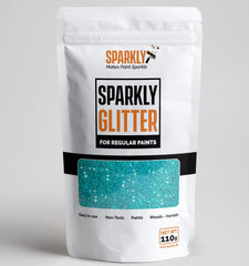 Turkis Glitter / Glimmer - Sparkly