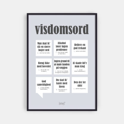 Visdomsord - Dialægt