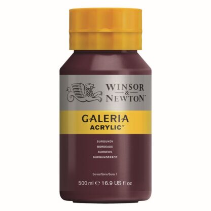 Winsor & Newton Galeria Burgundy Akrylfarve 500 ml