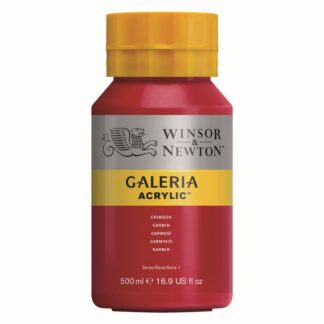 Winsor & Newton Galeria Crimson Akrylfarve 500 ml