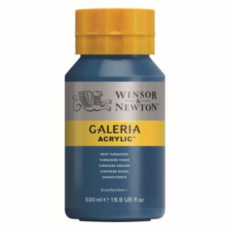 Winsor & Newton Galeria Deep turquoise Akrylfarve 500 ml