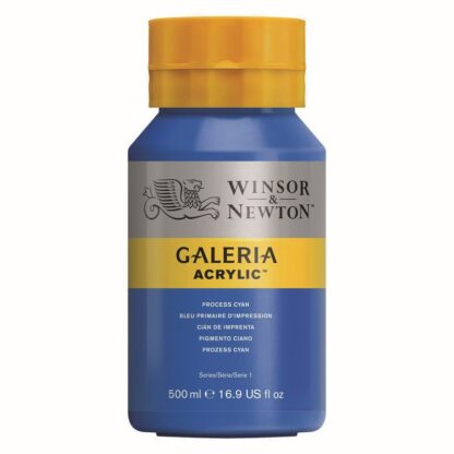 Winsor & Newton Galeria Process cyan Akrylfarve 500 ml